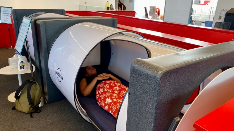 A French university installed sleep capsules