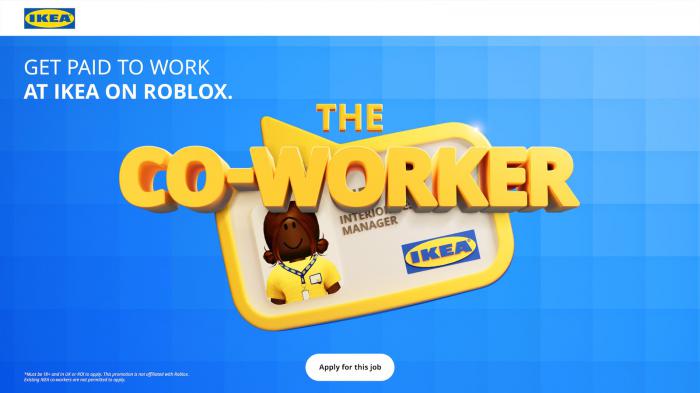Ikea launches on Roblox and will pay players