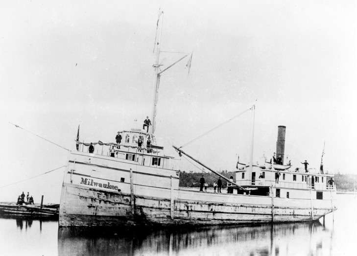 At the bottom Lake Michigan discovered a steamship that disappeared almost 140 years ago (photo)