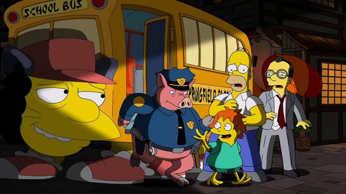 The Simpsons: this parody of a work from the studio Ghibli was abandoned