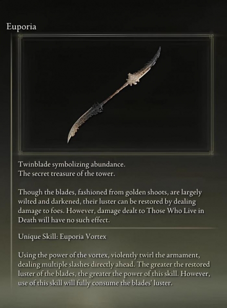 Elden Ring: Shadow of the Erdtree hides an exceptional weapon