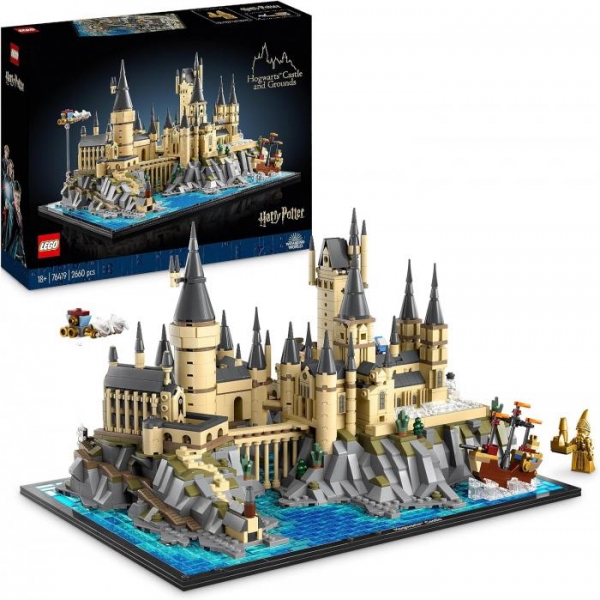 Harry Potter The Castle and The Castle Hogwarts Estate: a collector's set on sale