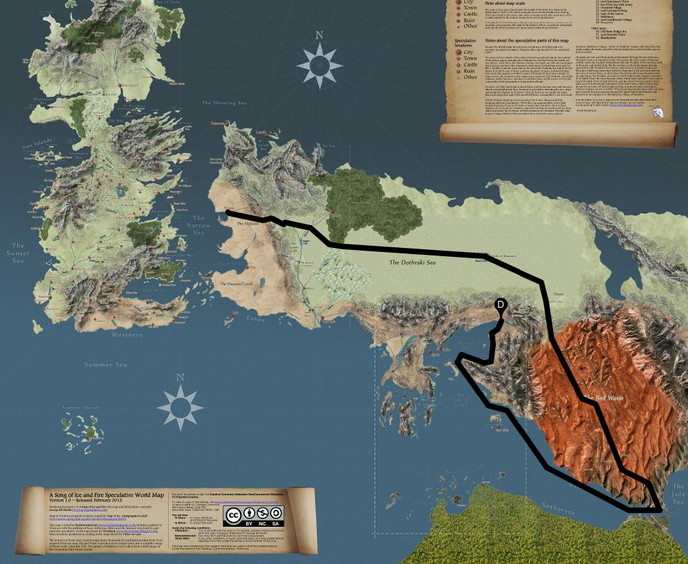 Interactive Game of Thrones map to discover - Hitek