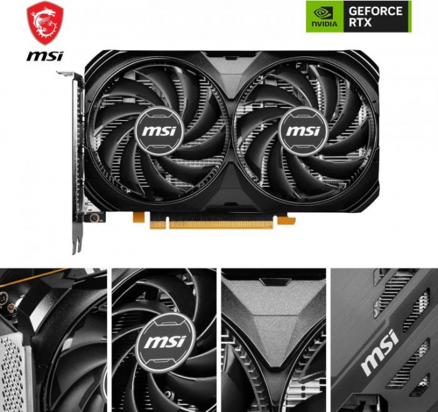 MSI GeForce RTX 4060 Ventus 2X Black: a high-performance graphics card at a low price