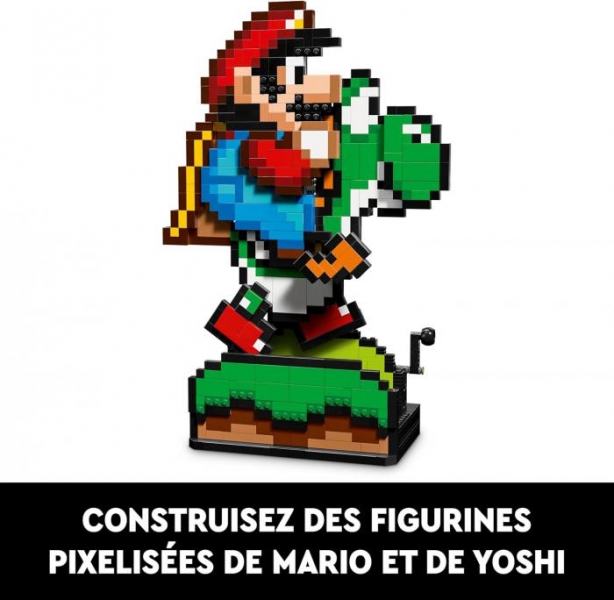 LEGO Super Mario World Mario and Yoshi: a great table to display and collect