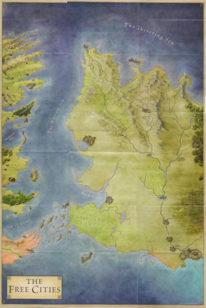 Interactive map of Game of Thrones to discover - Hitek