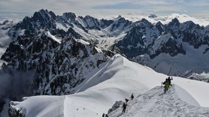 Four climbers died on Mont Blanc