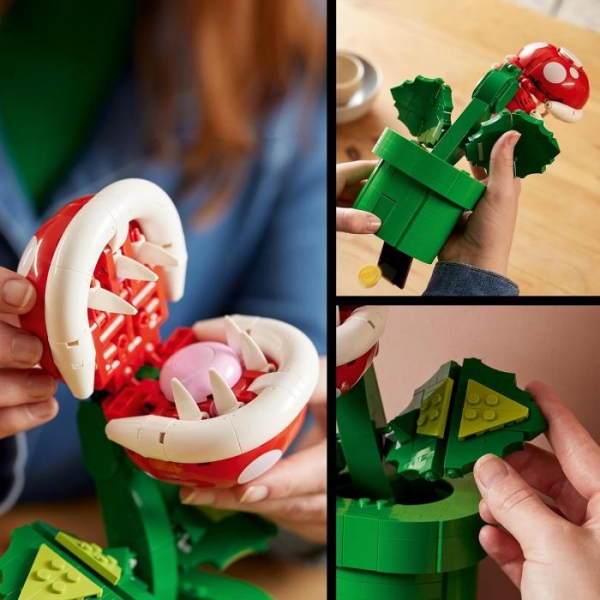 LEGO Super Mario: the Piranha Plant, a formidable enemy