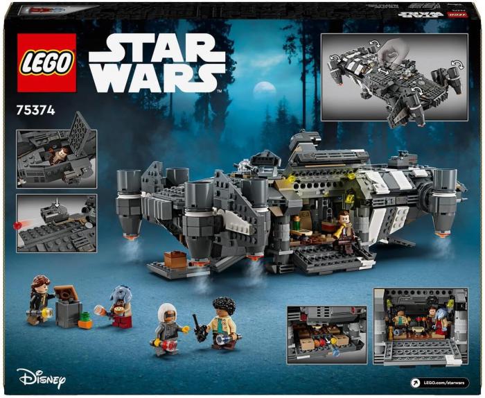 LEGO Star Wars The Onyx Cinder: the Skeleton Crew ship to build