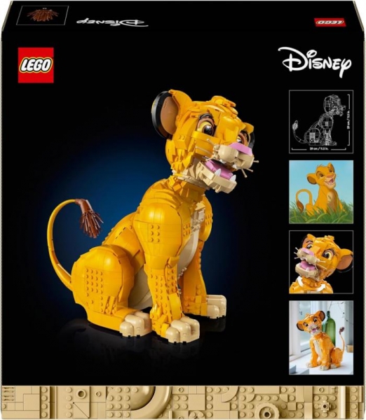 LEGO Disney Simba, the Young Lion King: a magnificent collectible figurine