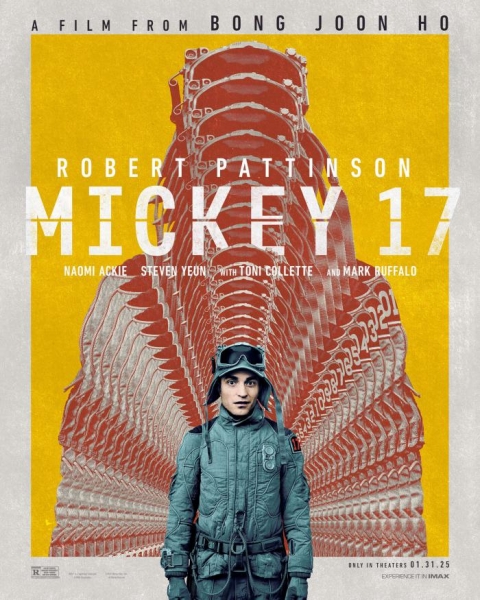 Mickey 17: the poster for Bong Joon-ho's film with Robert Pattinson sows confusion