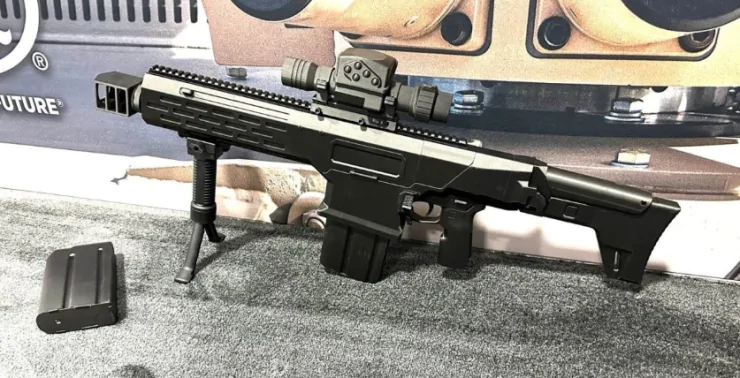  Barrett presented to the US Army the concept of the SRSS rifle with an original design (photo)