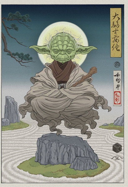 Star Wars: Luke, Darth Vader... 5 characters imagined with a Japanese style