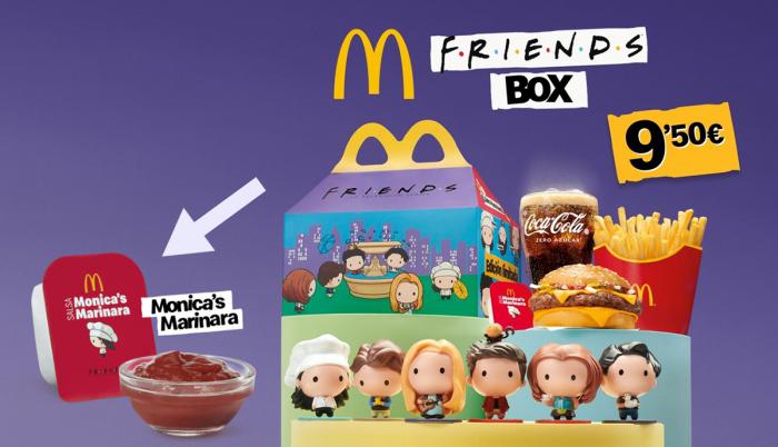 Friends: fans of the sitcom will rush to McDonald's for this special product