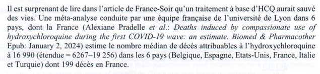 #LyonBordeauxGate: Study confirms that the alleged 17,000 deaths attributed to hydroxychloroquine are based on a fraudulent study. Pradelle, Lega et al. authors of false science ?