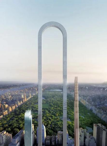 The first in history: a curved skyscraper will be built in New York, which will become the longest in the world