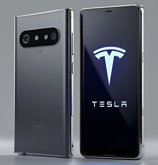 Tesla smartphone concept with rounded edges unveiled