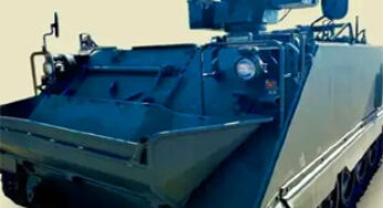 The M113 armored personnel carrier received a remotely controlled machine gun
