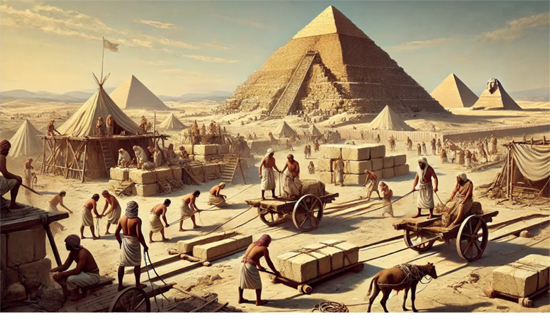 A look into the past — AI showed how the pyramids of Giza were built