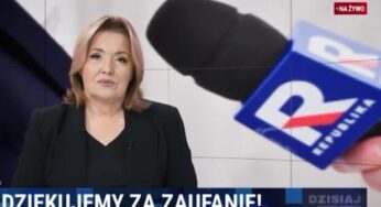 Danuta Holecka announced the triumph of Republika over the competition. She also mentioned the “media cartel”