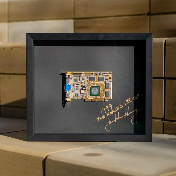 NVIDIA will soon be giving away a legendary retro video card autographed by the company&#39;s founder