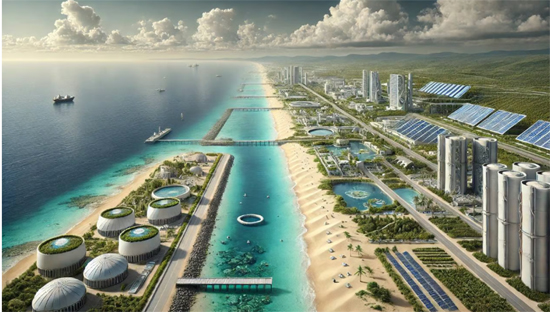 What the coast of the Sea of ​​Azov will look like in the future — photo by AI