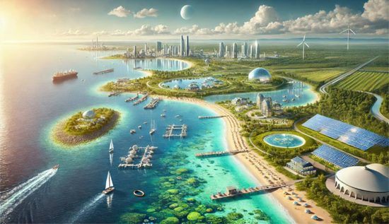 What the coast of the Sea of ​​Azov will look like in the future — photo by AI